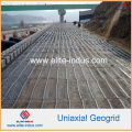 Kunststoff HDPE PP Uniaxial Geogrids 80kn / M